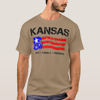 Kansas Patriotic T-Shirt