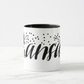 Kansas-Polka-Punkt-Tasse Tasse (Zentrum)
