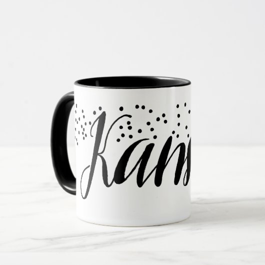 Kansas-Polka-Punkt-Tasse Tasse (Vorderseite Links)