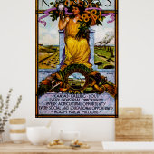 Kansas-Poster 1911 Poster (Küche)