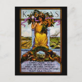 Kansas-Poster 1911 Postkarte (Vorderseite)