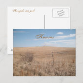 Kansas Postkarte (Vorne/Hinten)