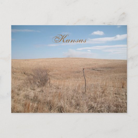 Kansas Postkarte (Vorderseite)