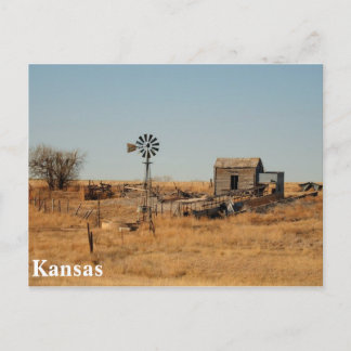Kansas Postkarte