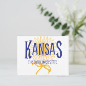Kansas Postkarte (Stehend Vorderseite)