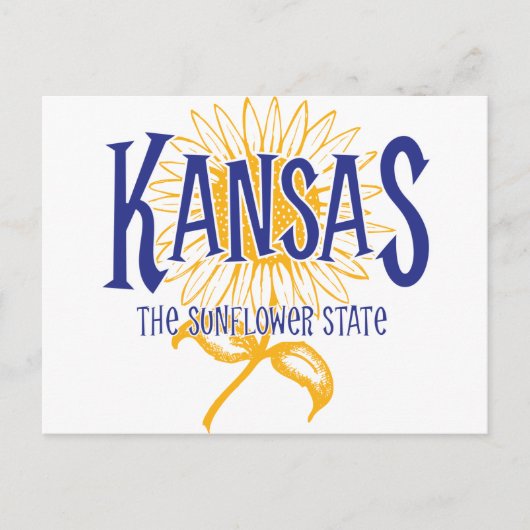 Kansas Postkarte (Vorderseite)