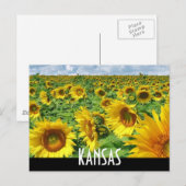 KANSAS POSTKARTE (Vorne/Hinten)