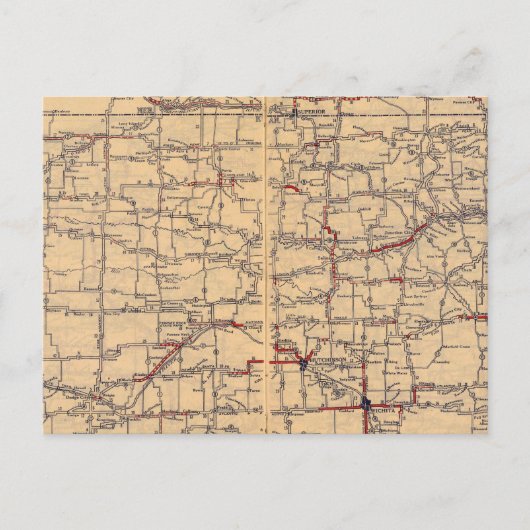 Kansas Postkarte (Vorderseite)