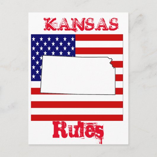 KANSAS POSTKARTE (Vorderseite)