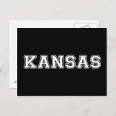 Kansas Postkarte (Vorne/Hinten)
