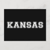Kansas Postkarte (Vorderseite)