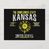 Kansas Postkarte (Vorderseite)