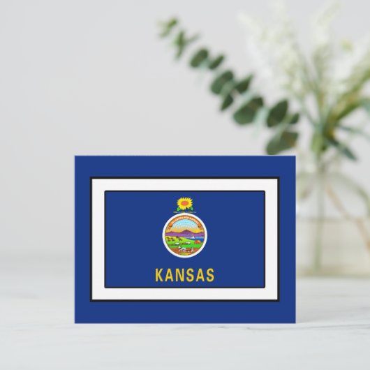 Kansas Postkarte (Stehend Vorderseite)