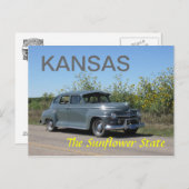 Kansas Postkarte (Vorne/Hinten)