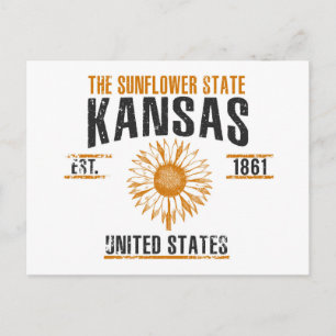 Kansas Postkarte