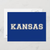 Kansas Postkarte (Vorne/Hinten)