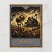 Kansas | Postkarte Gothic Art (Vorderseite)