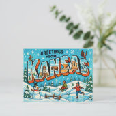 KANSAS-Postkarte Postkarte (Stehend Vorderseite)