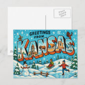 KANSAS-Postkarte Postkarte (Vorne/Hinten)