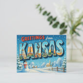KANSAS-Postkarte Postkarte (Stehend Vorderseite)