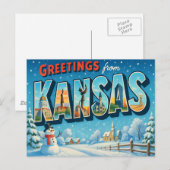 KANSAS-Postkarte Postkarte (Vorne/Hinten)