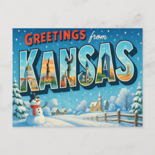KANSAS-Postkarte Postkarte