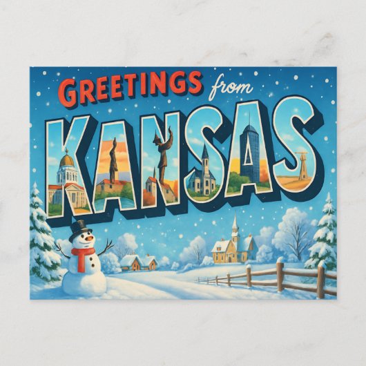 KANSAS-Postkarte Postkarte (Vorderseite)