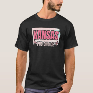 Kansas Pro Wahlrecht Pro Abtreibung Gebärmutter T-Shirt