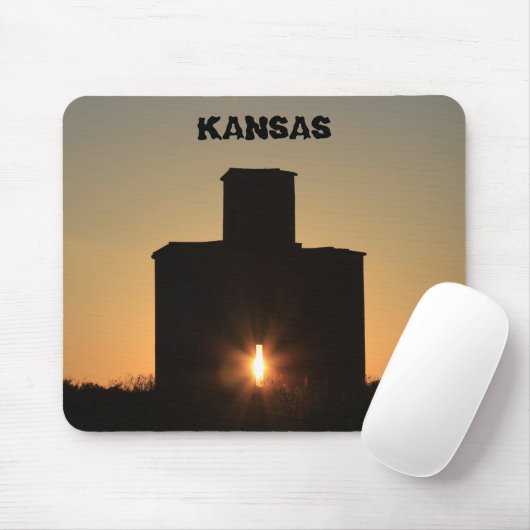 Kansas Rayls Hill Sunset Mouse Pad Mousepad (Mit Mouse)