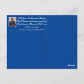 Kansas Red Barn Christmas Postkarte (Rückseite)