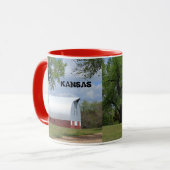 Kansas Red Barn Tasse (Vorderseite Links)