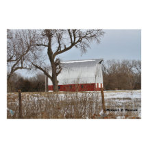 Kansas Red Country Barn Foto Erweiterung