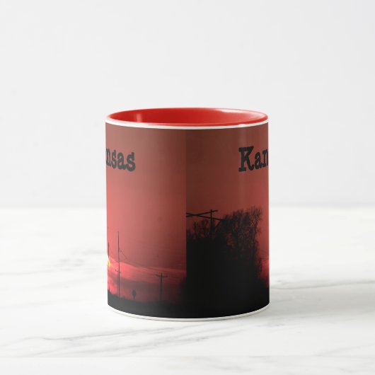 Kansas RED SUNSET Tasse (Zentrum)