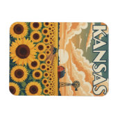 Kansas Reise Magnet (Horizontal)
