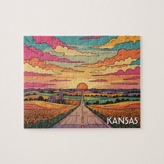 Kansas Reise Puzzle (Horizontal)