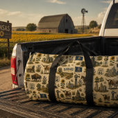 Kansas Route 66 Wochenend-Prärie Duffle Bag