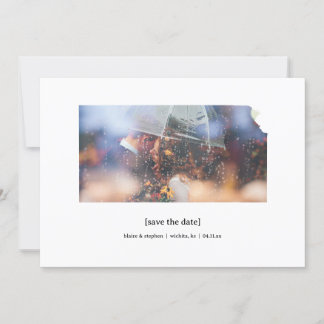 Kansas Save the Date Fotokarte