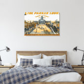 Kansas Semi-Centennial Staat House Grounds. Leinwanddruck (Insitu (Schlafzimmer))