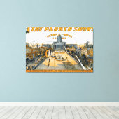 Kansas Semi-Centennial Staat House Grounds. Leinwanddruck (Insitu (Holzboden))