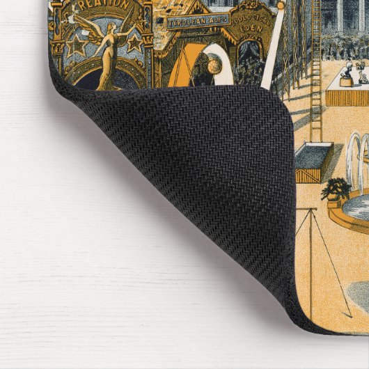 Kansas Semi-Centennial Staat House Grounds. Mousepad (Ecke)