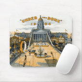 Kansas Semi-Centennial Staat House Grounds. Mousepad (Mit Mouse)