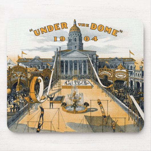 Kansas Semi-Centennial Staat House Grounds. Mousepad (Vorne)