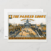 Kansas Semi-Centennial Staat House Grounds. Postkarte (Vorne/Hinten)