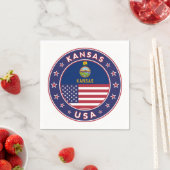 Kansas Serviette (Beispiel)