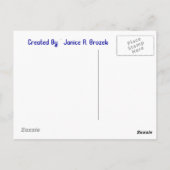 Kansas Sky Postcard Postkarte (Rückseite)