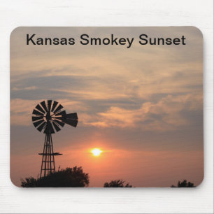 Kansas Smokey Sunset Mousepad