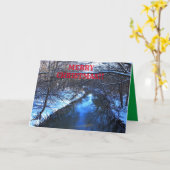 Kansas Snowy Creek Karte (Gelbe Blume)