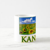 Kansas Sonnenblume Himmel Kaffeetasse (Mittel)