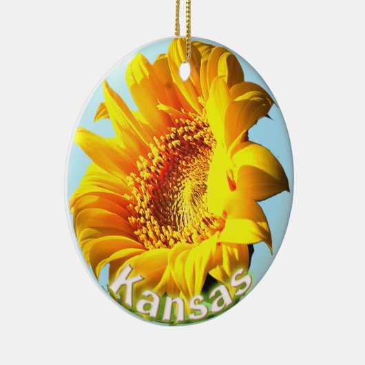 Kansas-Sonnenblume Keramik Ornament (Rechts)