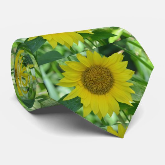 Kansas-Sonnenblume Krawatte (Gerollt)